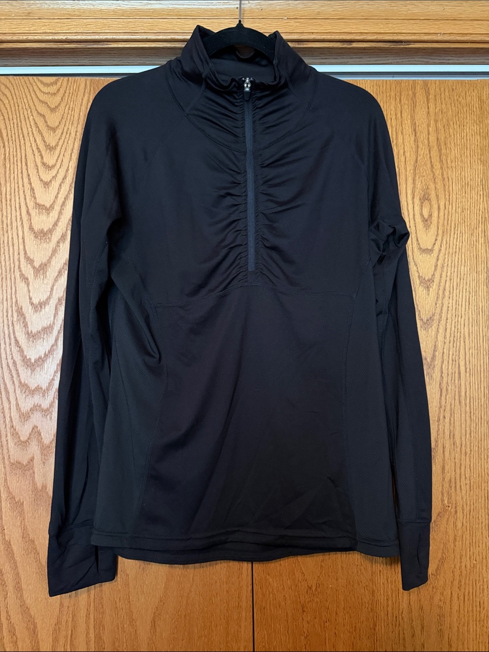 Energy Zone Black Quarter-Zip Long Sleeve Pullover